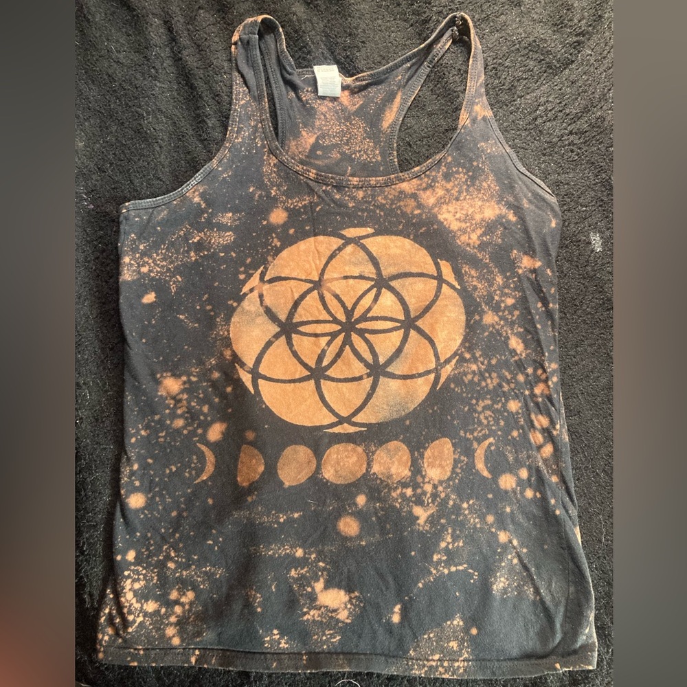 Original hand made zen tank top. 100% cotton.